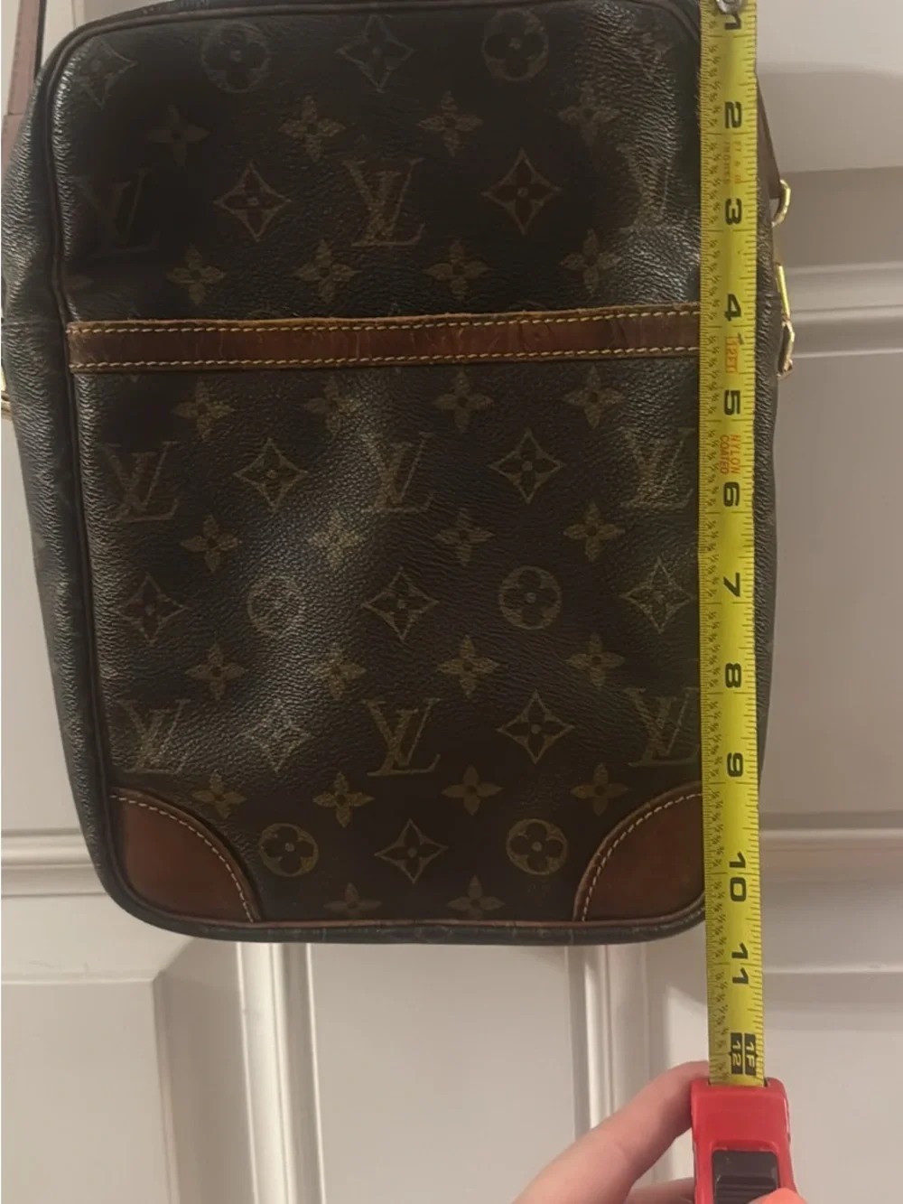 Vintage Louis Vuitton Monogram Canvas Bag in Brown and Tan